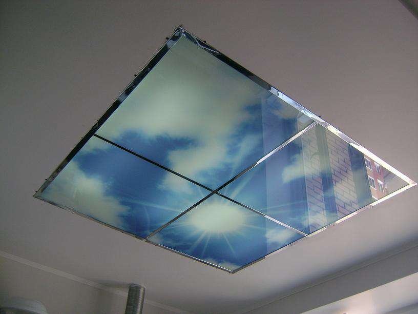 Сделать потолок жидким стеклом