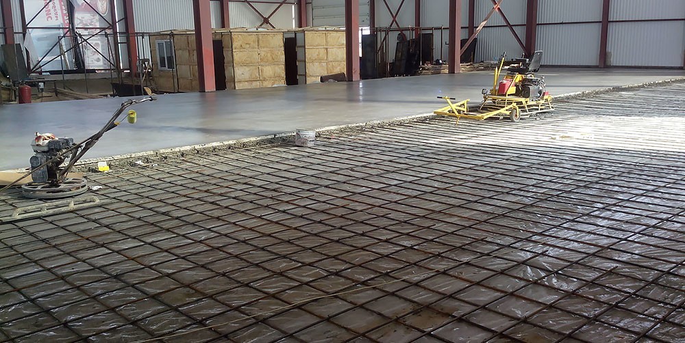 Заливка промышленных бетонных полов